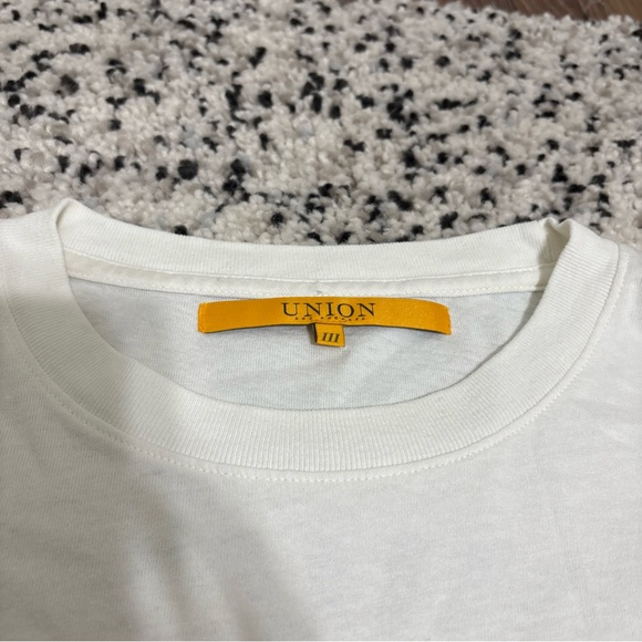 UNION Los Angeles Shirt Mens III Large white Graphic Double Sided union logo - Picture 4 of 8